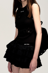 Ultra-Low Waist White Tutu Skirt